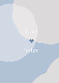 Simple Blue & Beige