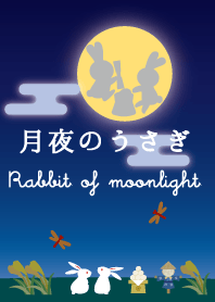 月夜のうさぎ