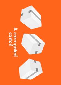 A corrugated carton