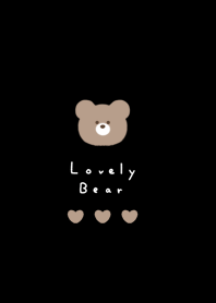 Bear&Heart/ black