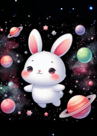 A cute little round rabbit galaxy n.21