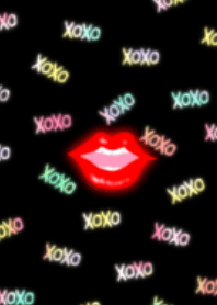 XOXO~lips and heart~
