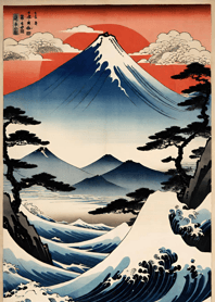 浮世絵の風景-昼 13