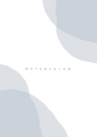 Watercolor /Blue White.