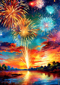Beautiful Fireworks Theme#491