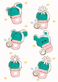 Lovely green cactus 30