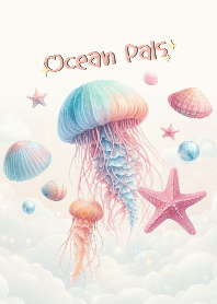 Somehoww : JELLYFISH &OCEAN PALS (Brown)