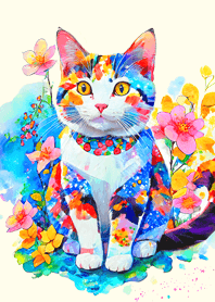 Cat looking this way04yellow_JP