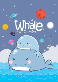 Whale Cutie Navy Blue