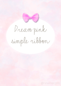 Dream pink ribbon