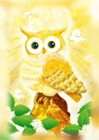 良い情報で開運を呼ぶ福来郎 ふくろう Line 着せかえ Line Store