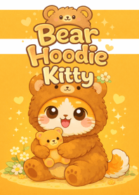 Bear Hoodie Kitty 2