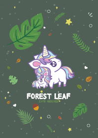 Unicorn Forest Leaf Lover