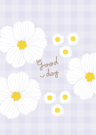 Happy White Flower Check10