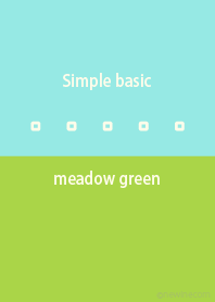Simple basic メドウ グリーン