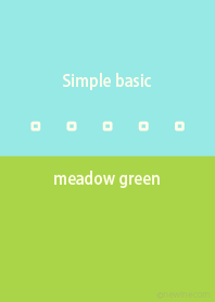 Simple basic meadow green