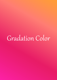 Gradation Color *Pink&Red&Orange*
