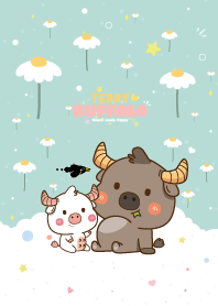 Buffalo Mini Flower Cutie Lover