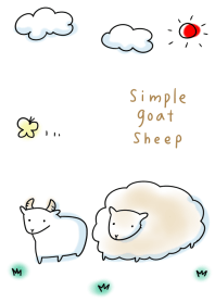 simple goat sheep.