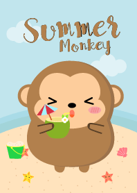 Summer Monkey Dukdik Theme