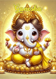 Monday Yellow Ganesha