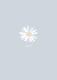 SIMPLE FLOWER - daisy / dusty blue -
