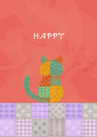 Cat Stuffed05 on red