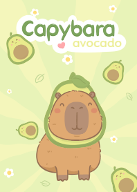 Capybara and Avocado