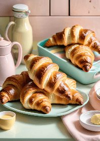 Croissants : Crispy happiness