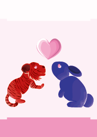 ekst Red（タイガー）Love Blue（ウサギ）