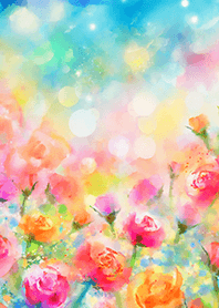 薔薇(バラ)の花の着せかえ(R5990)