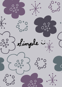 The handwritten floral darkish color