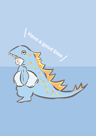 Have a good time -Dinosaur kid2-