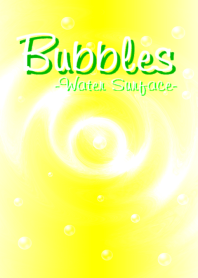 Bubbles-Water Surface- Yellow