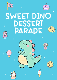 Sweet Dino Dessert Parade (blue)