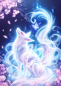 ⭐️藍夜櫻花閃耀九尾狐王❤️