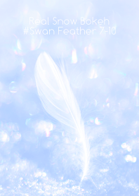 Real Snow Bokeh#Swan Feather 7-10