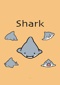 Orange : Simple shark.