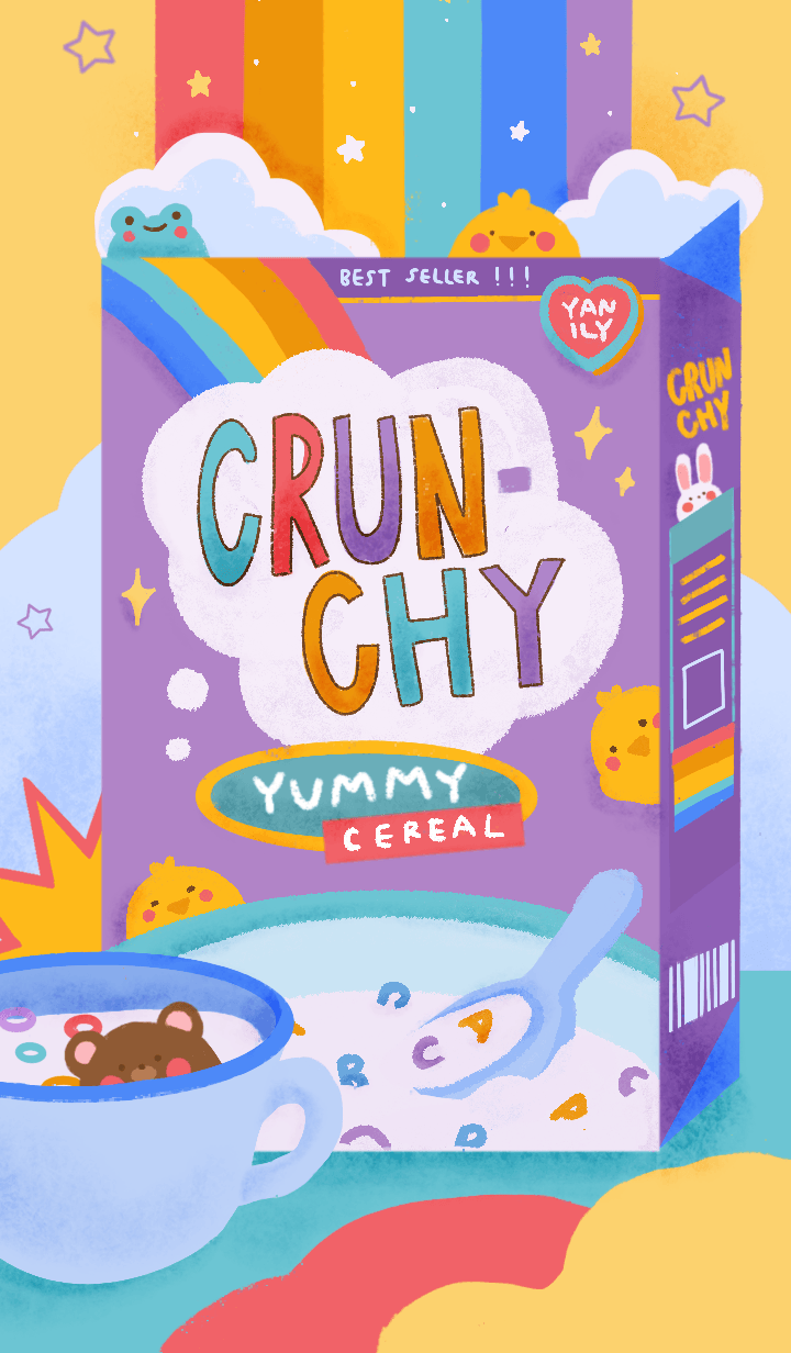 crunchy yummy cereal