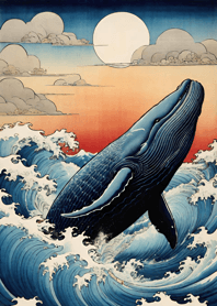 Ukiyo-e - Whale FaACeC