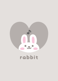 Rabbits3 Musical note - greige