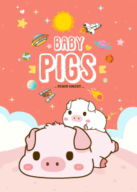 Baby Pig Galaxy Peach