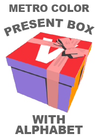 メトロカラーのプレゼントボックス（V）
