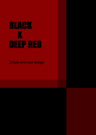 BLACK X DEEP RED