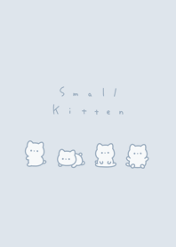 small kitten/pale blue gray