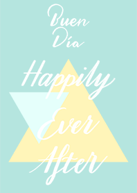 [Lettering] Happily Ever After-Turquoise