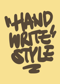 STRBROS - HANDWRITE 1.0 YELLOW 05