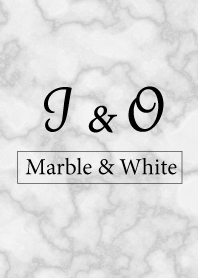 I&O-Marble&White-Initial