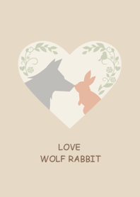 LOVE WOLF RABBIT