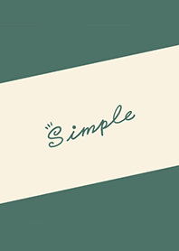 Simple Lines J-Blue Green (Re5)